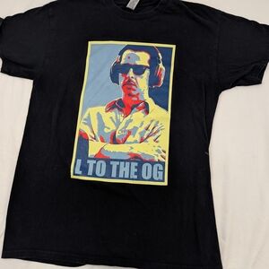 Succession TV Series Character Kendall Roy Black Tee Shirt Size Medium